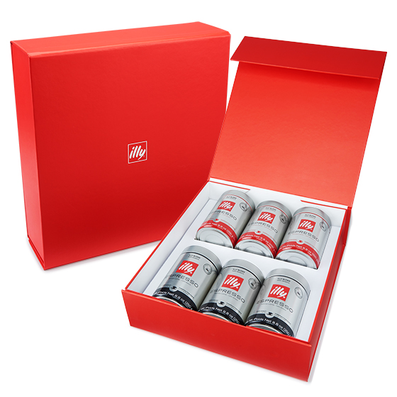 illy illy Perfection in a Cup Ground Espresso 6-Pack Gift Set